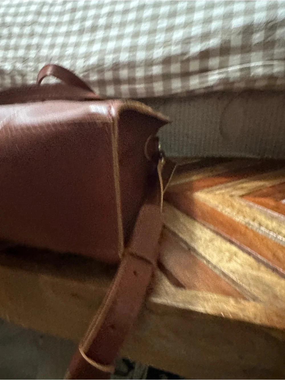 Portland Leather Lola East West  Leather Tote with Crossbody Strap
